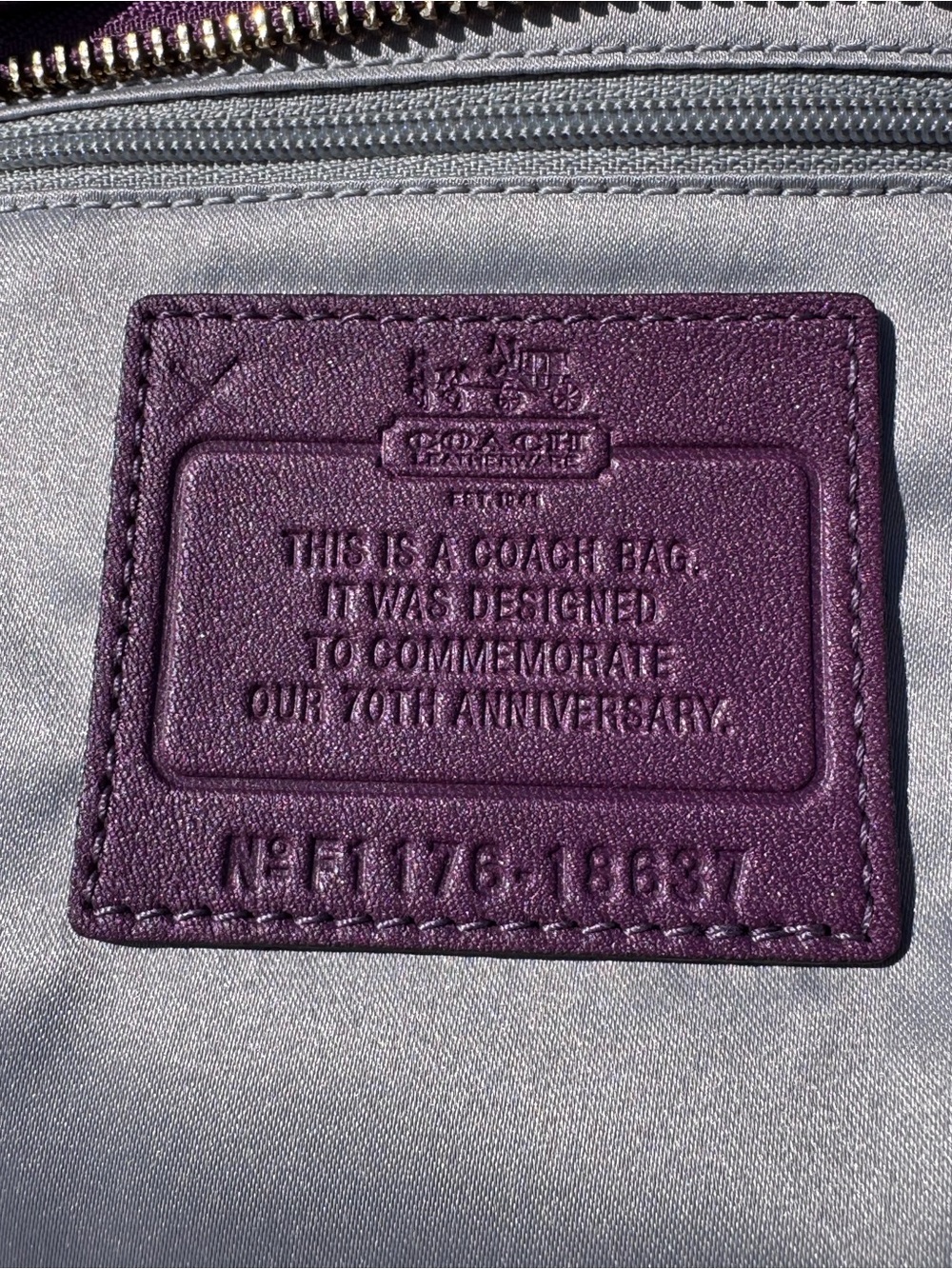 Coach 70th Anniversary Madison Sophia NWOT - Picture 3 of 17